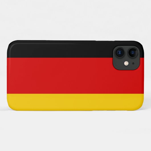 Coques Case-Mate iPhone Drapeau allemand (Dos (Horizontal))