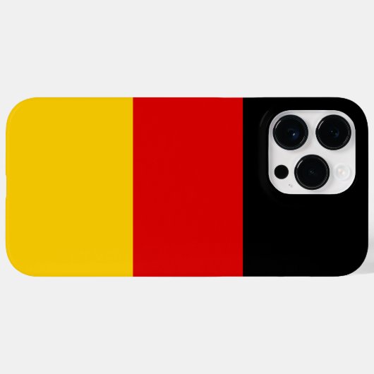 Coques Case-Mate iPhone Drapeau allemand (Verso (horizontal))