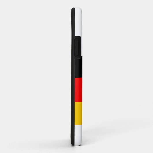 Coques Case-Mate iPhone Drapeau allemand (Dos/Droite)