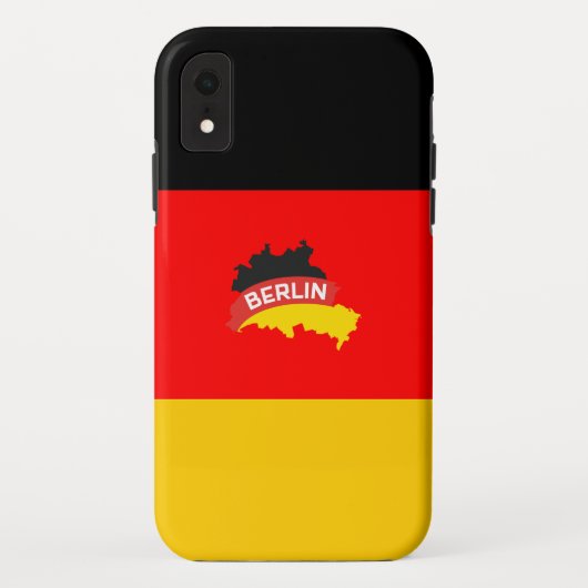 Coques Case-Mate iPhone Drapeau allemand Berlin (Dos)