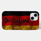 Coques Case-Mate iPhone Drapeau allemand - Vintage (Verso (horizontal))