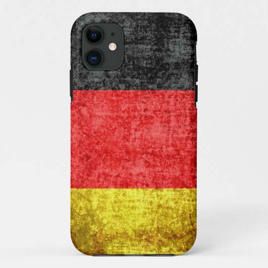 Coques Case-Mate iPhone Drapeau allemand Vintage (Dos)