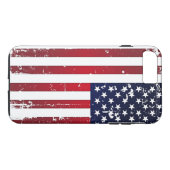 Coques Case-Mate iPhone Drapeau américain (Dos (Horizontal))