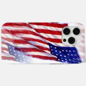 Coques Case-Mate iPhone Drapeau américain (Verso (horizontal))