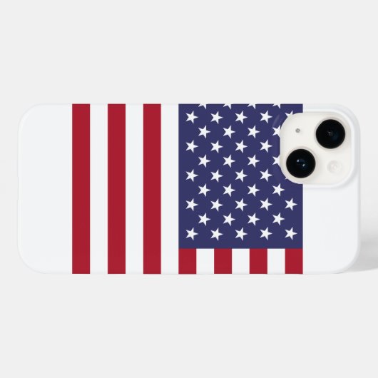 Coques Case-Mate iPhone Drapeau américain (Verso (horizontal))