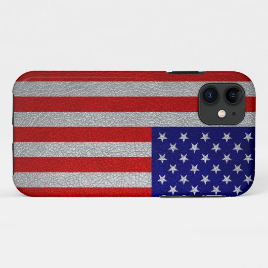Coques Case-Mate iPhone Drapeau américain (Dos (Horizontal))
