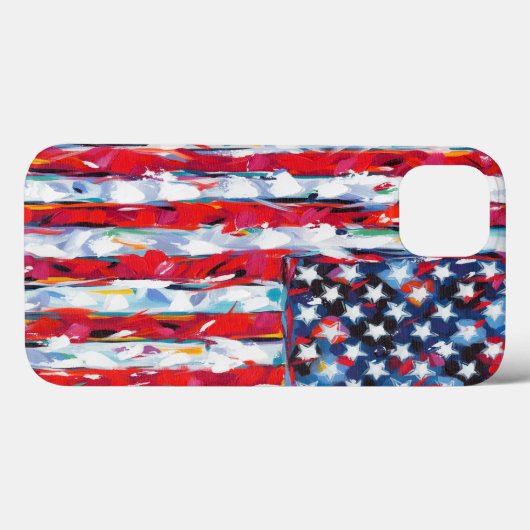 Coques Case-Mate iPhone Drapeau américain (Verso (horizontal))