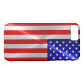 Coques Case-Mate iPhone Drapeau américain (Dos (Horizontal))