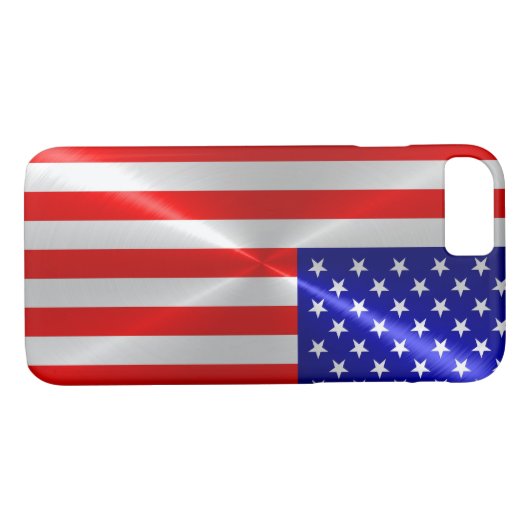 Coques Case-Mate iPhone Drapeau américain (Dos (Horizontal))