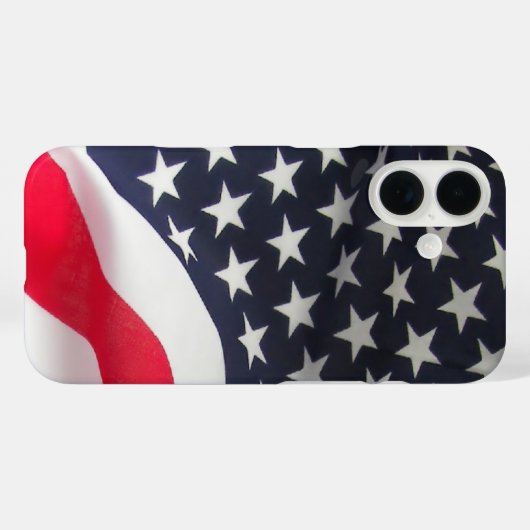Coques Case-Mate iPhone Drapeau américain (Verso (horizontal))