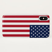 Coques Case-Mate iPhone Drapeau américain (Dos (Horizontal))