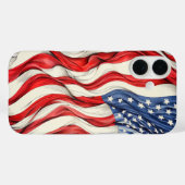 Coques Case-Mate iPhone Drapeau américain (Verso (horizontal))