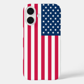 Coques iPhone 16 Drapeau américain