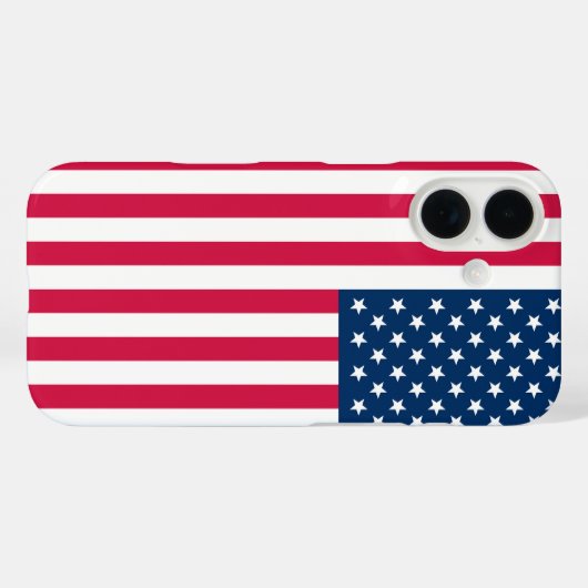 Coques Case-Mate iPhone Drapeau américain (Verso (horizontal))