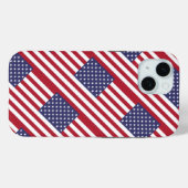 Coques Case-Mate iPhone Drapeau Américain (Verso (horizontal))