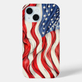 Coques Case-Mate iPhone Drapeau américain (Verso)