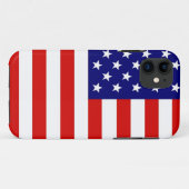 Coques Case-Mate iPhone Drapeau américain (Dos (Horizontal))