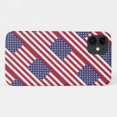 Coques Case-Mate iPhone Drapeau américain (Dos (Horizontal))