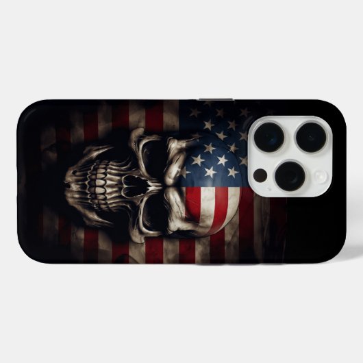 Coques Case-Mate iPhone Drapeau américain (Verso (horizontal))