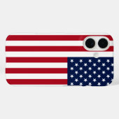 Coques Case-Mate iPhone Drapeau américain (Verso (horizontal))
