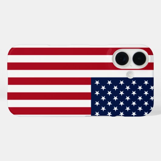 Coques Case-Mate iPhone Drapeau américain (Verso (horizontal))