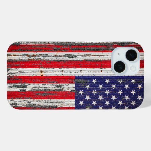 Coques Case-Mate iPhone Drapeau américain (Verso (horizontal))