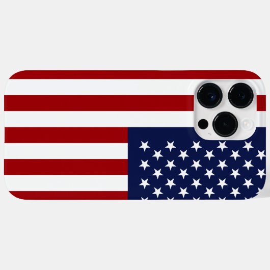 Coques Case-Mate iPhone Drapeau américain (Verso (horizontal))