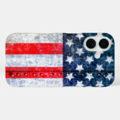 Coques Case-Mate iPhone Drapeau américain (Verso (horizontal))