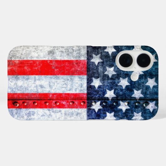 Coques Case-Mate iPhone Drapeau américain (Verso (horizontal))