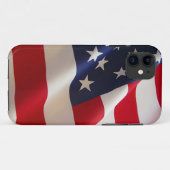 Coques Case-Mate iPhone Drapeau américain (Dos (Horizontal))