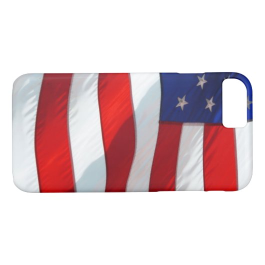 Coques Case-Mate iPhone Drapeau américain (Dos (Horizontal))