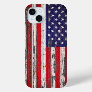 Coque iPhone 15 Mini Drapeau américain