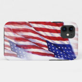 Coques Case-Mate iPhone Drapeau américain (Dos (Horizontal))