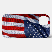 Coques Case-Mate iPhone drapeau américain (Verso (horizontal))