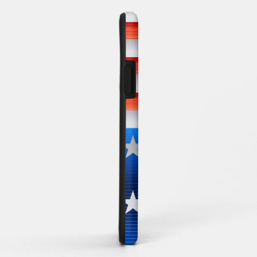 Coques Case-Mate iPhone Drapeau américain (Dos/Droite)