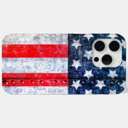 Coques Case-Mate iPhone Drapeau américain (Verso (horizontal))
