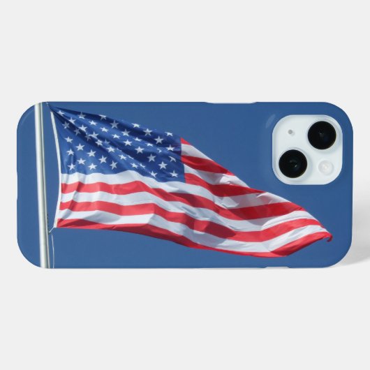 Coques Case-Mate iPhone Drapeau américain (Verso (horizontal))