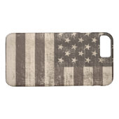 Coques Case-Mate iPhone Drapeau américain (Dos (Horizontal))