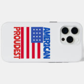 Coques Case-Mate iPhone Drapeau américain (Verso (horizontal))