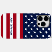 Coques Case-Mate iPhone Drapeau américain (Verso (horizontal))