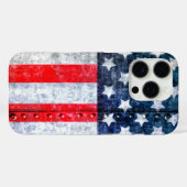 Coques Case-Mate iPhone Drapeau américain (Verso (horizontal))