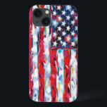 Coques Pour iPhone Drapeau américain<br><div class="desc">Drapeau américain. Artiste : Carolee Vitaletti. ID d'image : 156057GG.</div>