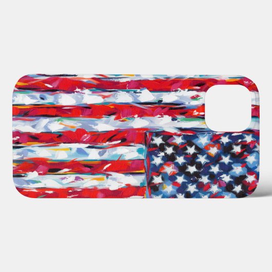 Coques Case-Mate iPhone Drapeau américain (Verso (horizontal))