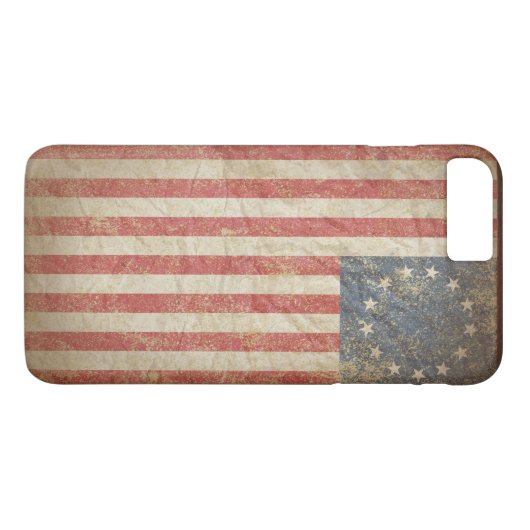Coques Case-Mate iPhone Drapeau américain 1776 (Dos (Horizontal))