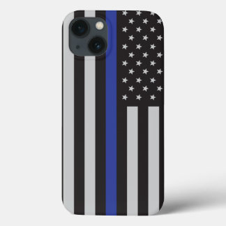 Coques Pour iPhone Drapeau américain à ligne mince personnalisé