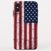 Coques Case-Mate iPhone Drapeau américain affligé (Dos)