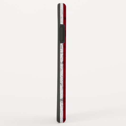 Coques Case-Mate iPhone Drapeau américain affligé (Dos/Droite)