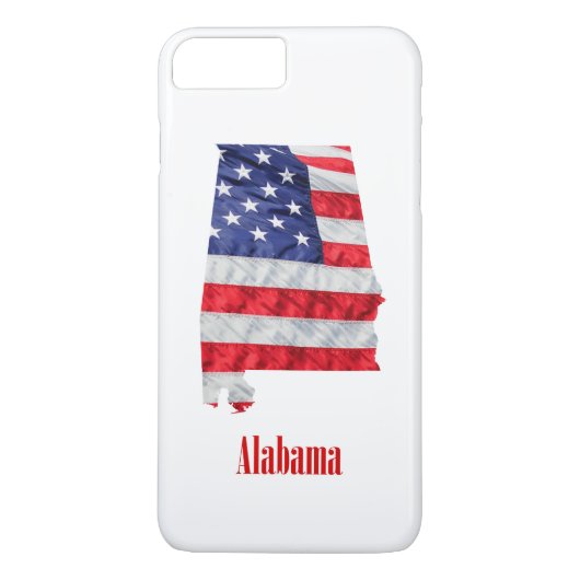 Coques Case-Mate iPhone Drapeau américain Alabama États-Unis (Dos)