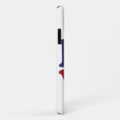 Coques Case-Mate iPhone Drapeau américain amour patriotique (Dos/Droite)