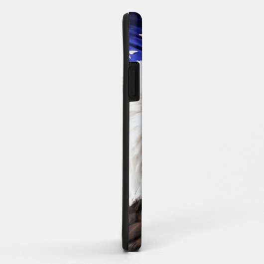 Coques Case-Mate iPhone Drapeau américain avec aigle (Dos/Droite)